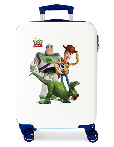 2451165 ABS SUITCASE 55CM 4W.  TOY STORY WHITE